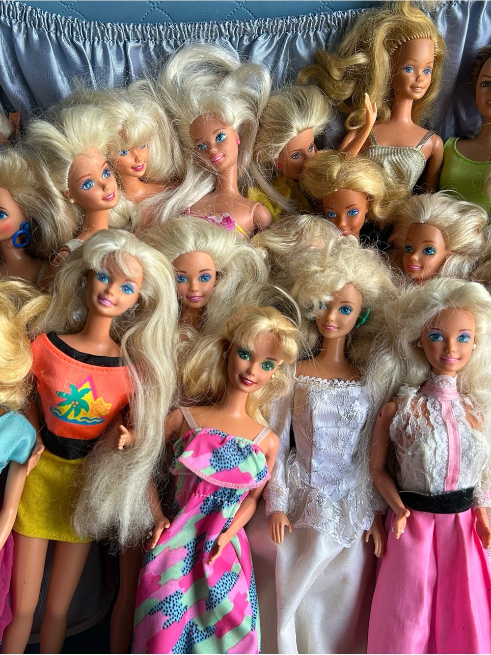Lot of Blonde Barbie Dolls - Assorted Fashion Dolls